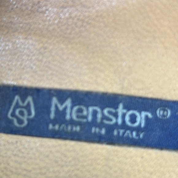 Menstor Women's black leather mary jane heel shoes - Picture 9 of 11